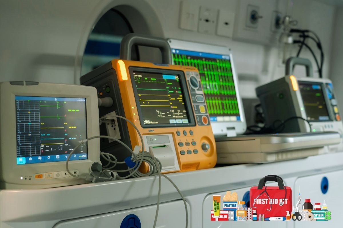 Emergency Equipments: AED And Emergency Ventilator: Usage, Pads, And ...