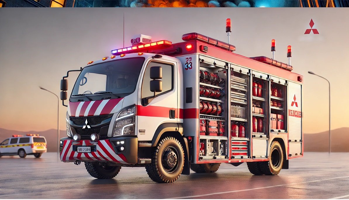 Rescue Vehicle with Tools and Equipment for Emergencies