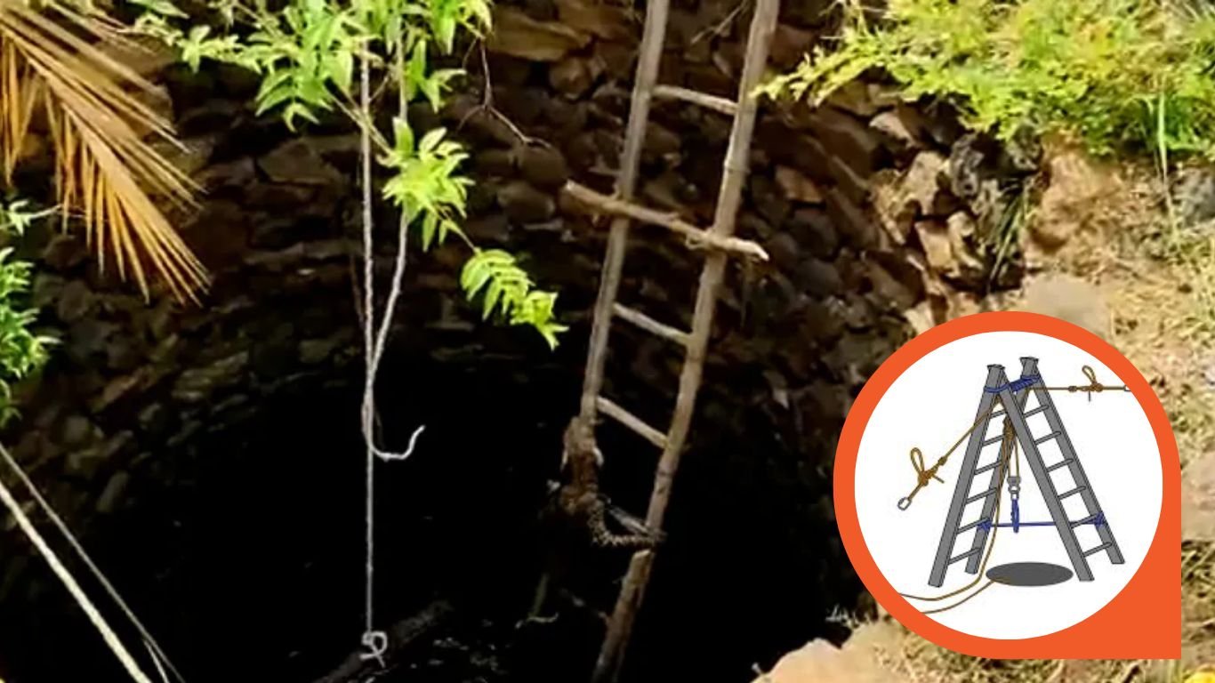 Well Rescue with Ladder: Safe Descent & Victim Evacuation Methods