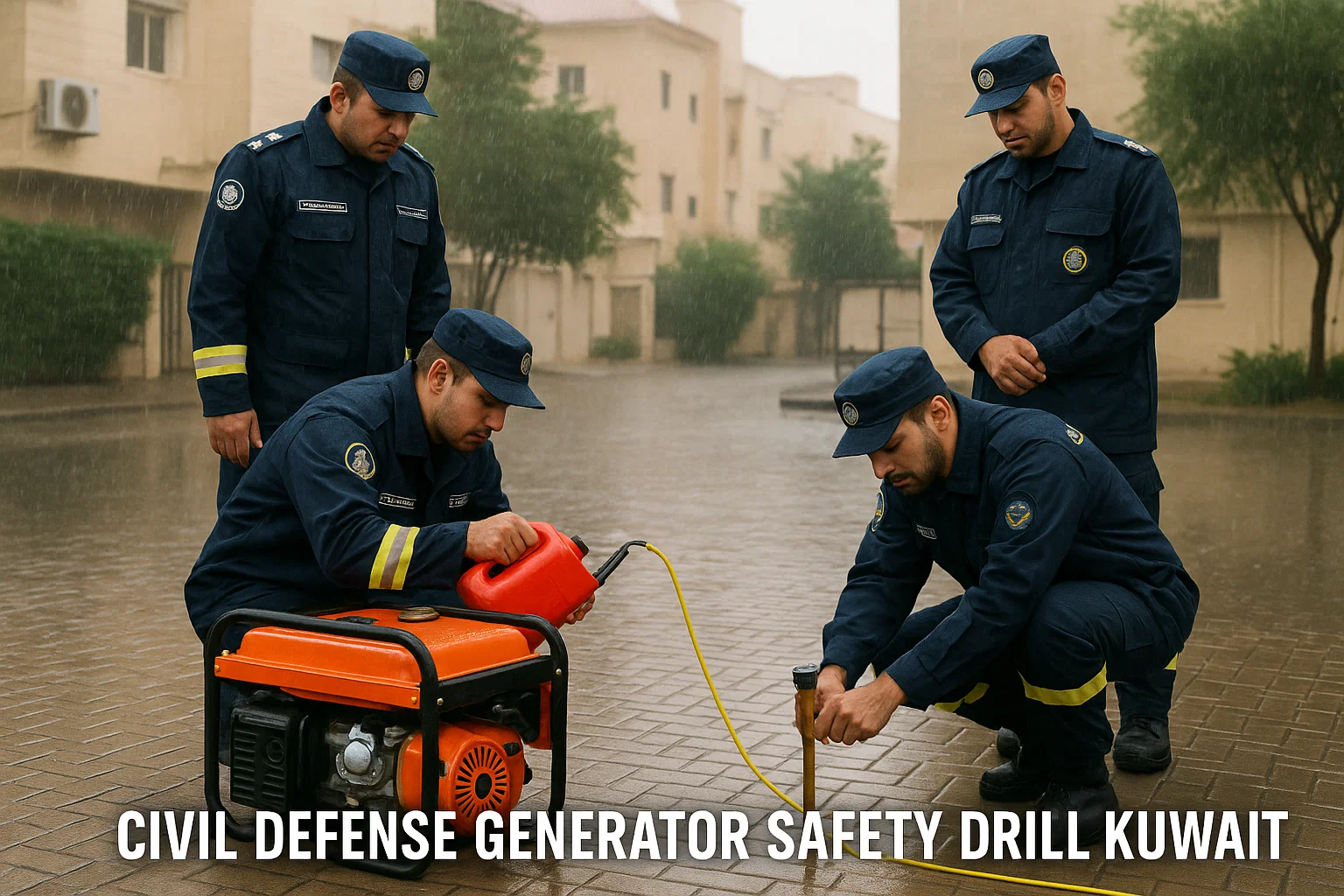 Generator training and safety demonstration Kuwait