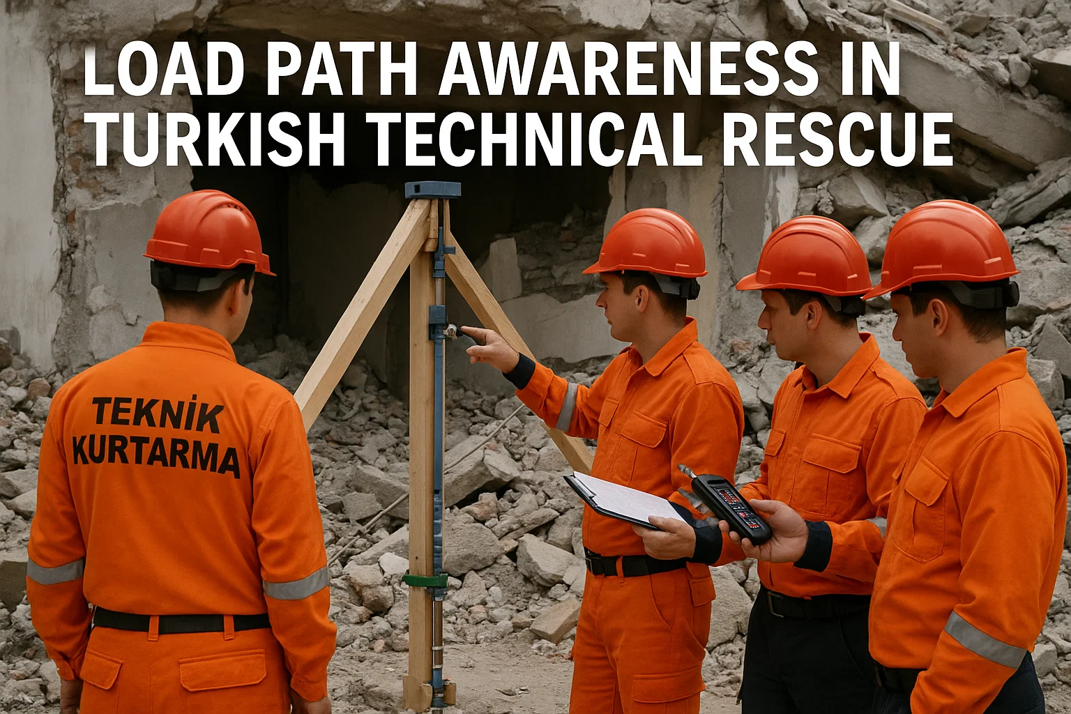 Load Path Awareness procedures for responders in Turkey