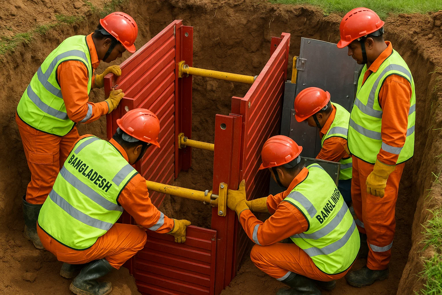 Trench Paneling & Shields in Bangladesh