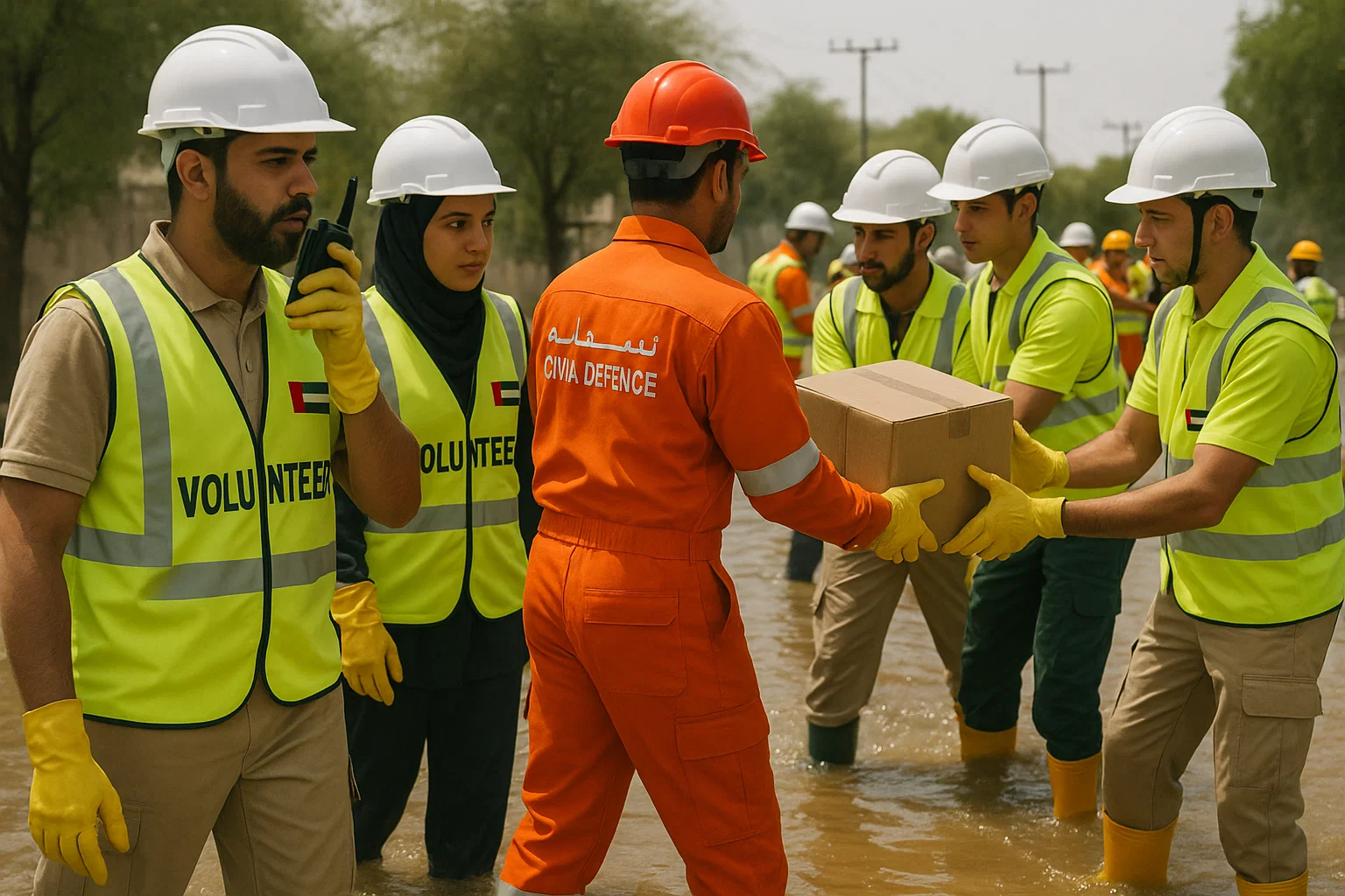 Volunteer Coordination Checklist for United Arab Emirates 3 Volunteers supporting UAE flood response training