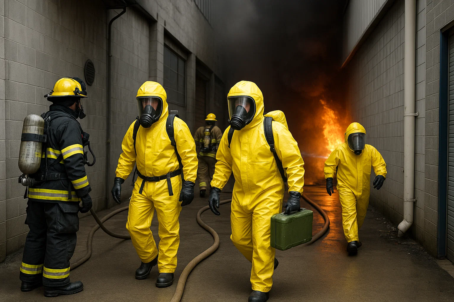 Vancouver HazMat corridor fire response plan