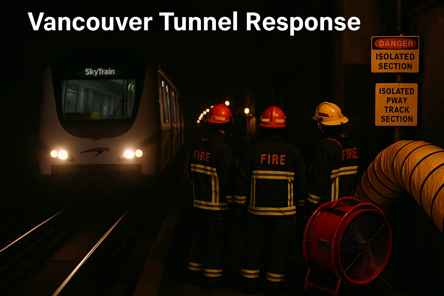 NFPA-aligned tunnel incident flow for Vancouver