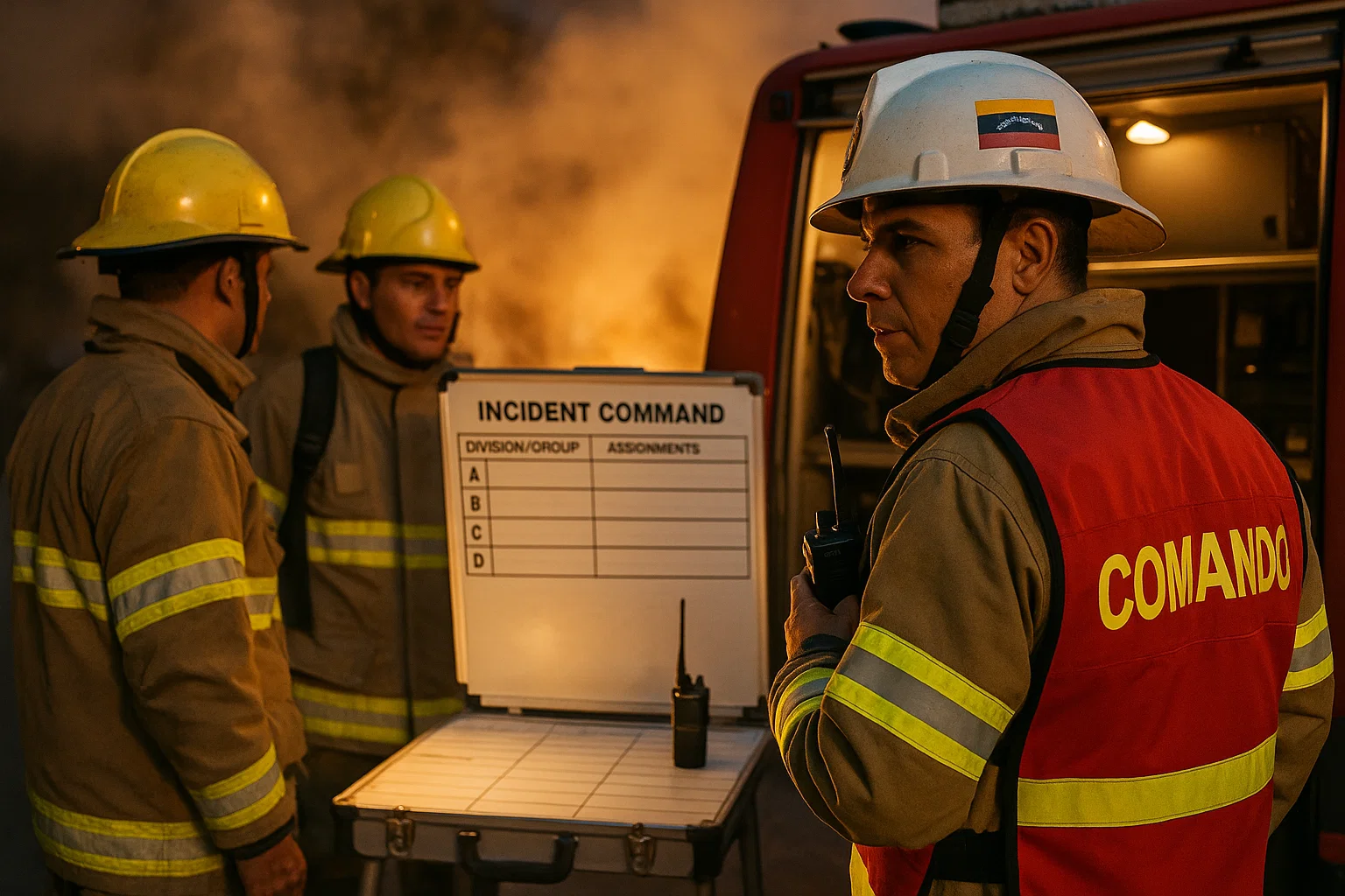 Venezuela Firefighting SOPs and Command Structure Guide 1 Venezuela Firefighting Command Overview