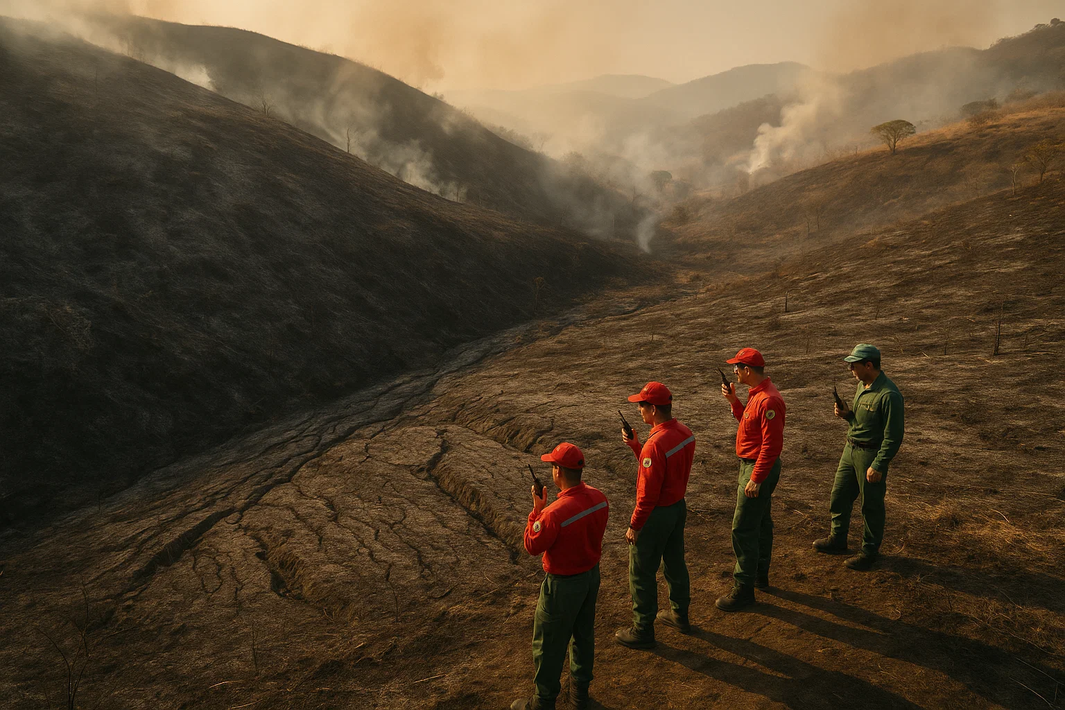 Wildfire & Heat in Brazil: Post-Fire Mudslide Response for Rescuers 1 wildfire heat mudslide response Brazil
