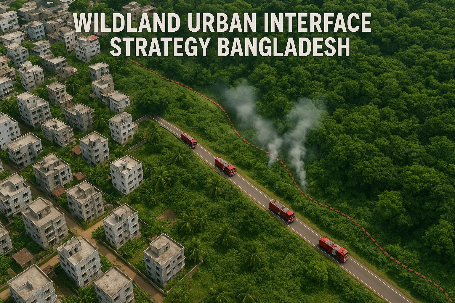 Wildland Urban Interface fire control plan for Bangladesh responders